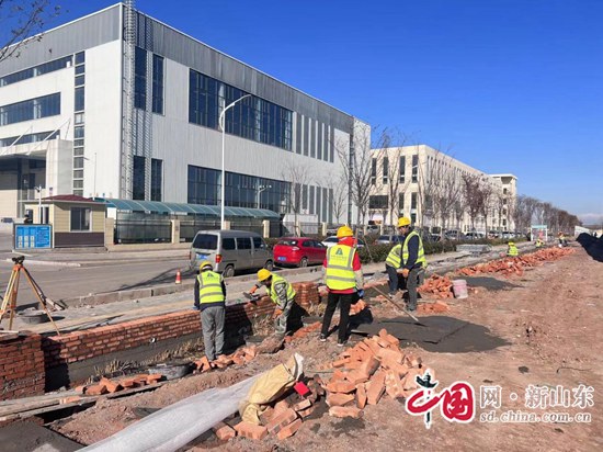 青岛胶州：中远海运空运山东物流总部基地项目有序施工(图1)