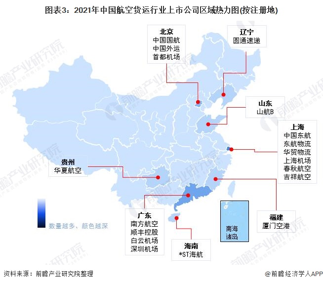 最全！2022年中国航空货运行业上市公司市场竞争格局分析三大方面进行全方位对比(图3)
