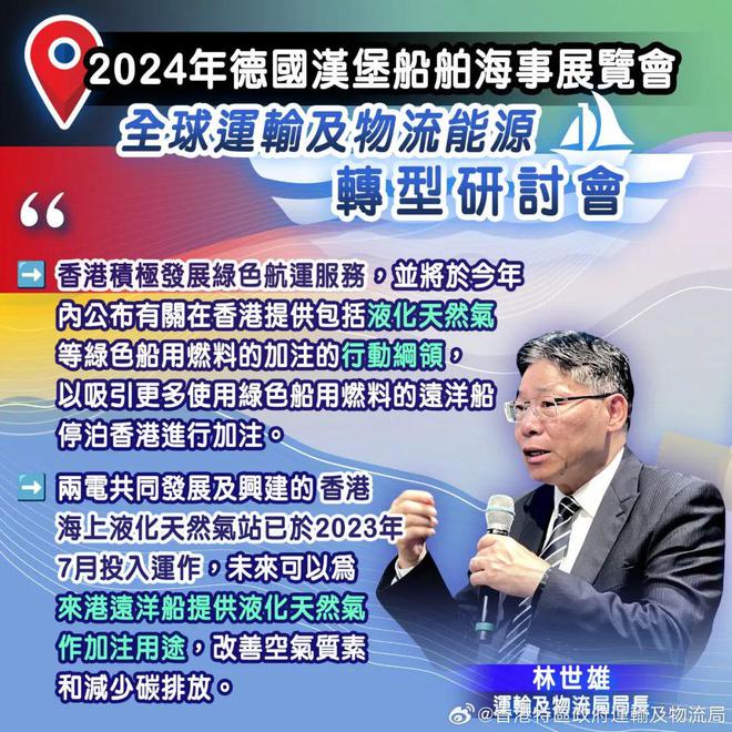 Im体育网站：香港海运港口局主席林世雄在SMM2024透露大量重要信息(图2)