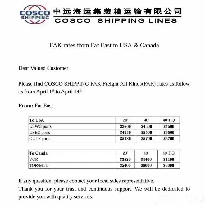 Im体育网站：多家船公司推涨美线美元(图1)