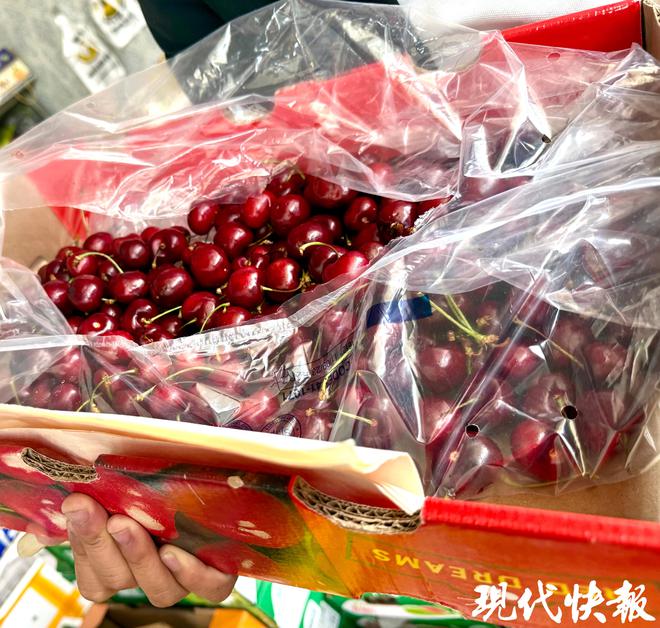 Im体育网站：智利空运车厘子来了！2024年首票进口车厘子格伦红登陆苏州(图1)