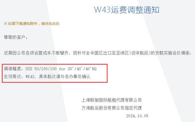 疯了！船司又一轮涨价潮！下月生效！(图3)