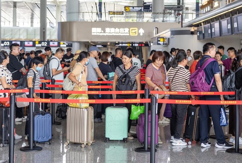 2024年冬春航季开启海口美兰机场计划执行航班989万架次(图2)