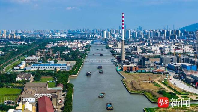 Im体育网站：锡溧漕河无锡段航道验收通过通行船舶吨位提升至10倍物资直达上海！(图1)